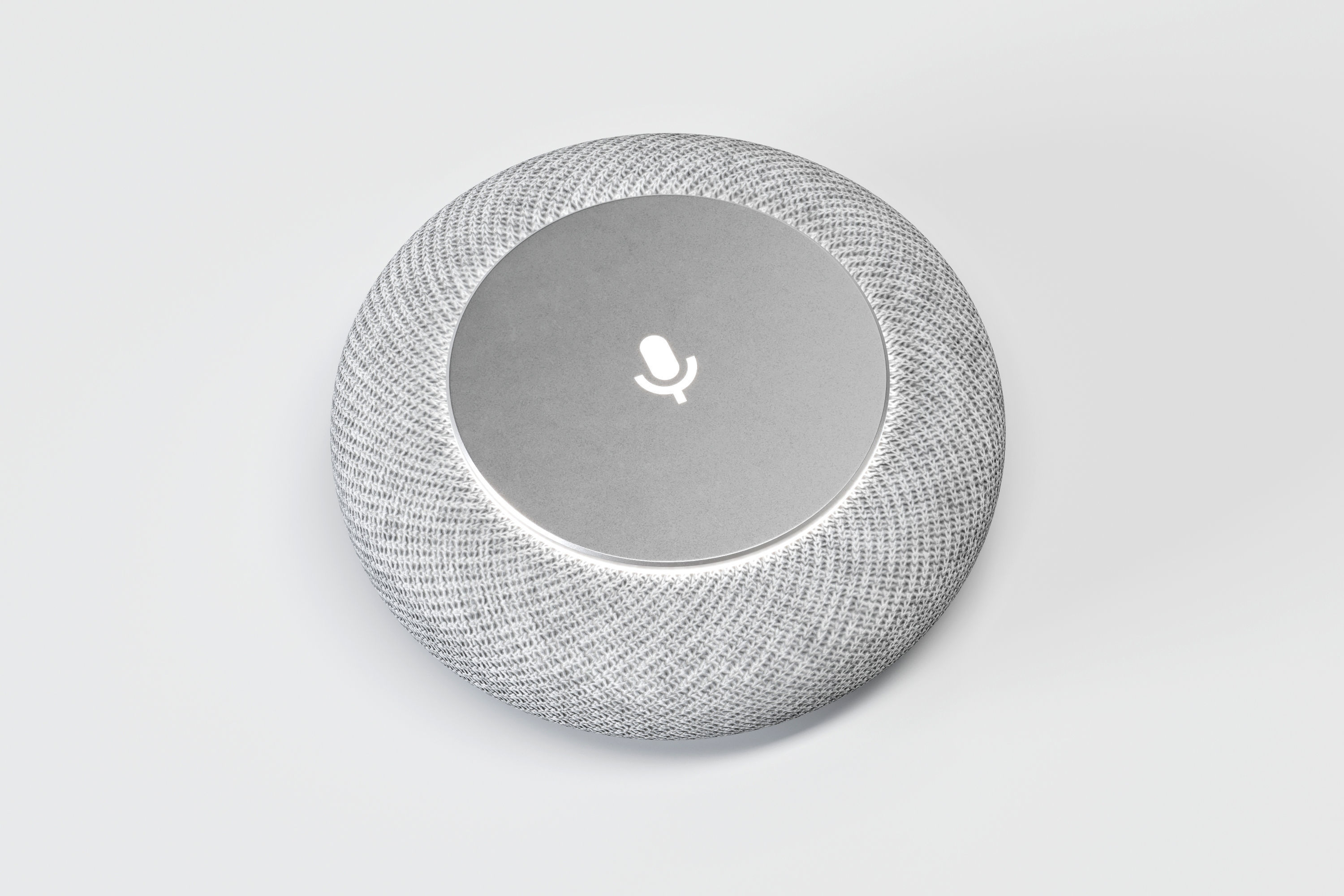 Google Meet Series One Mic Pod - Tabletop Microphone 3D model_3