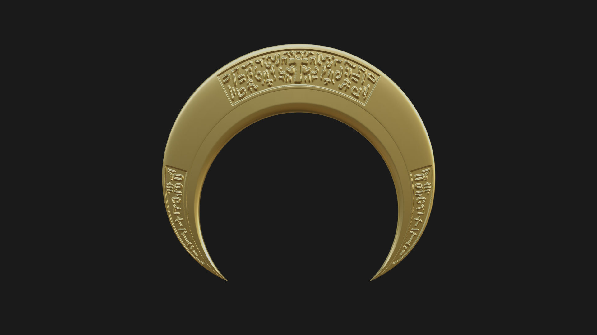 Moon Knight Crescent Dart 3D print model_2