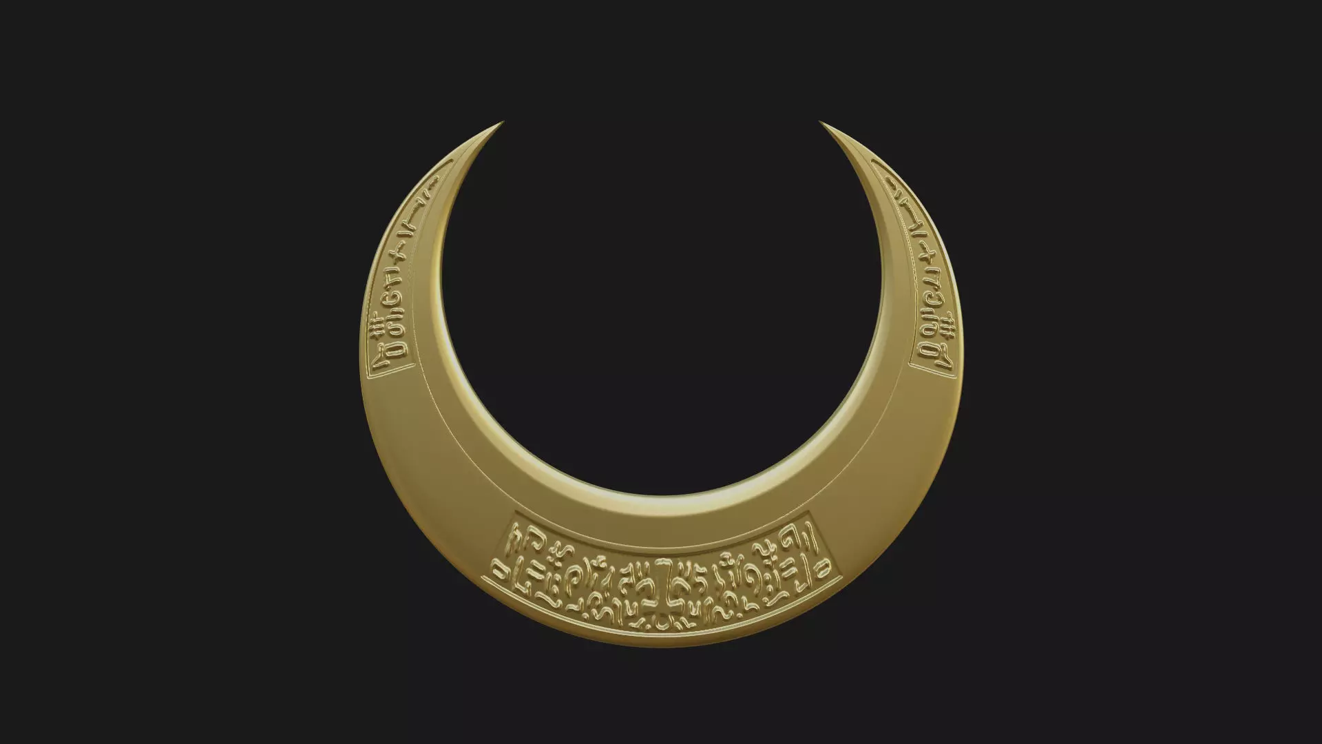 Moon Knight Crescent Dart 3D print model_0