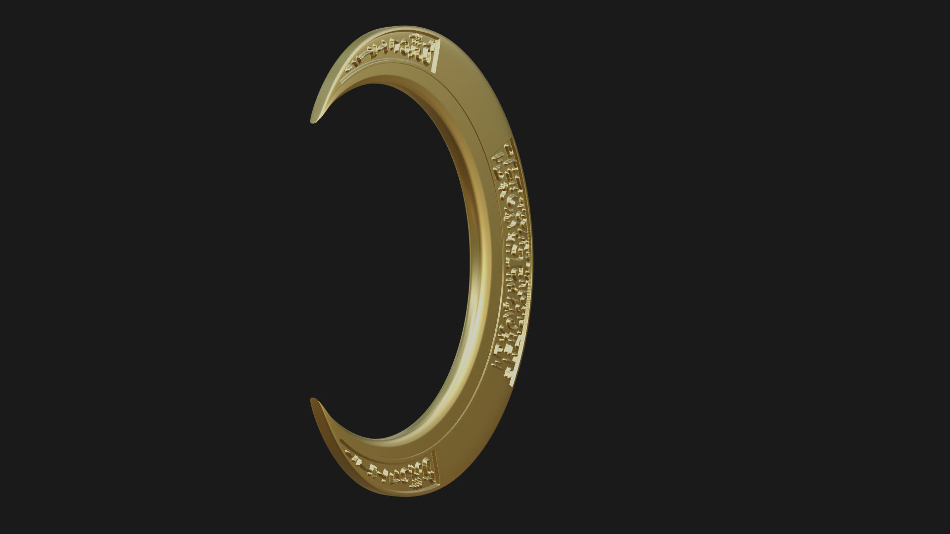 Moon Knight Crescent Dart 3D print model_3