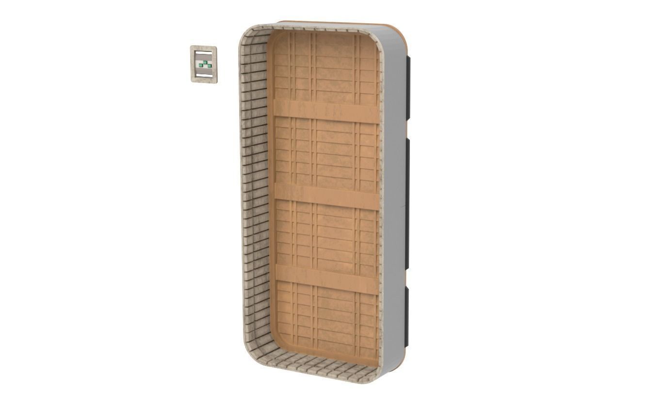 Cantina side door 1-18 scale Kenner Hasbro 3D print model_2