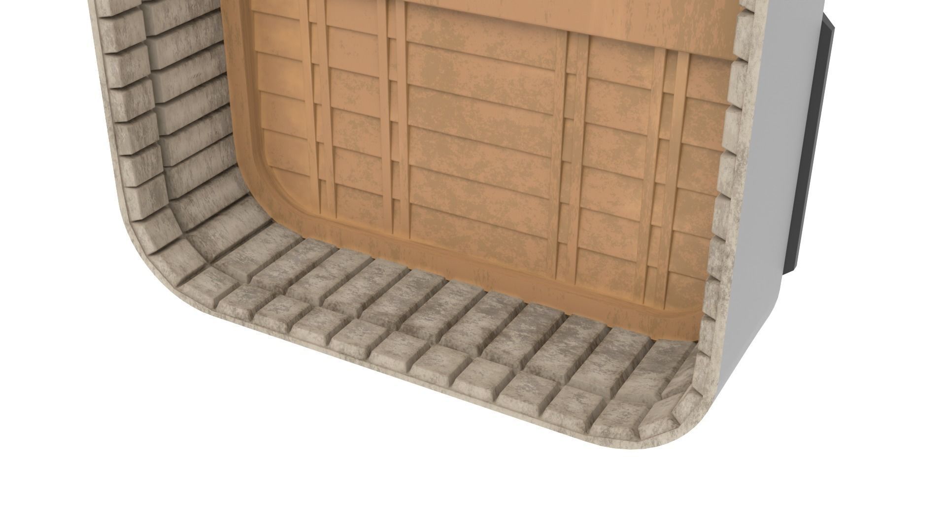 Cantina side door 1-18 scale Kenner Hasbro 3D print model_3