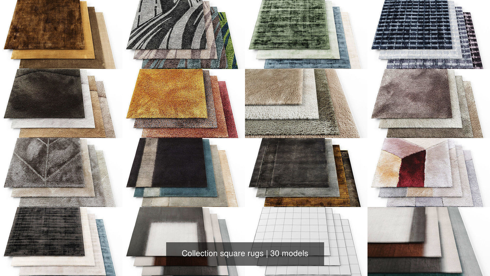 Collection square rugs _2