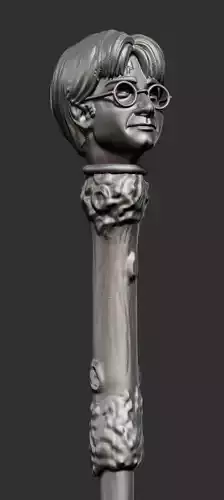 Harry Potter wand 3D print model