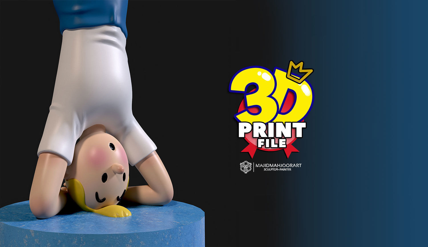 TinTin yoga 3D print model_7
