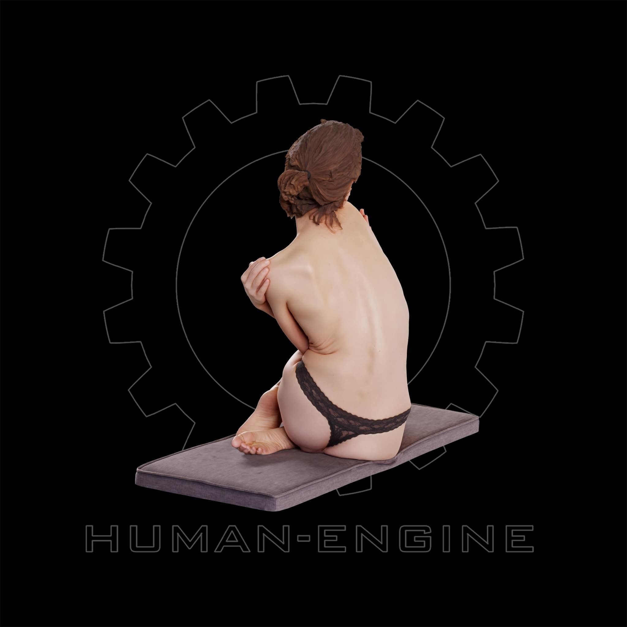 Female Scan - Sylph Artistic Pose 292 3D model_12