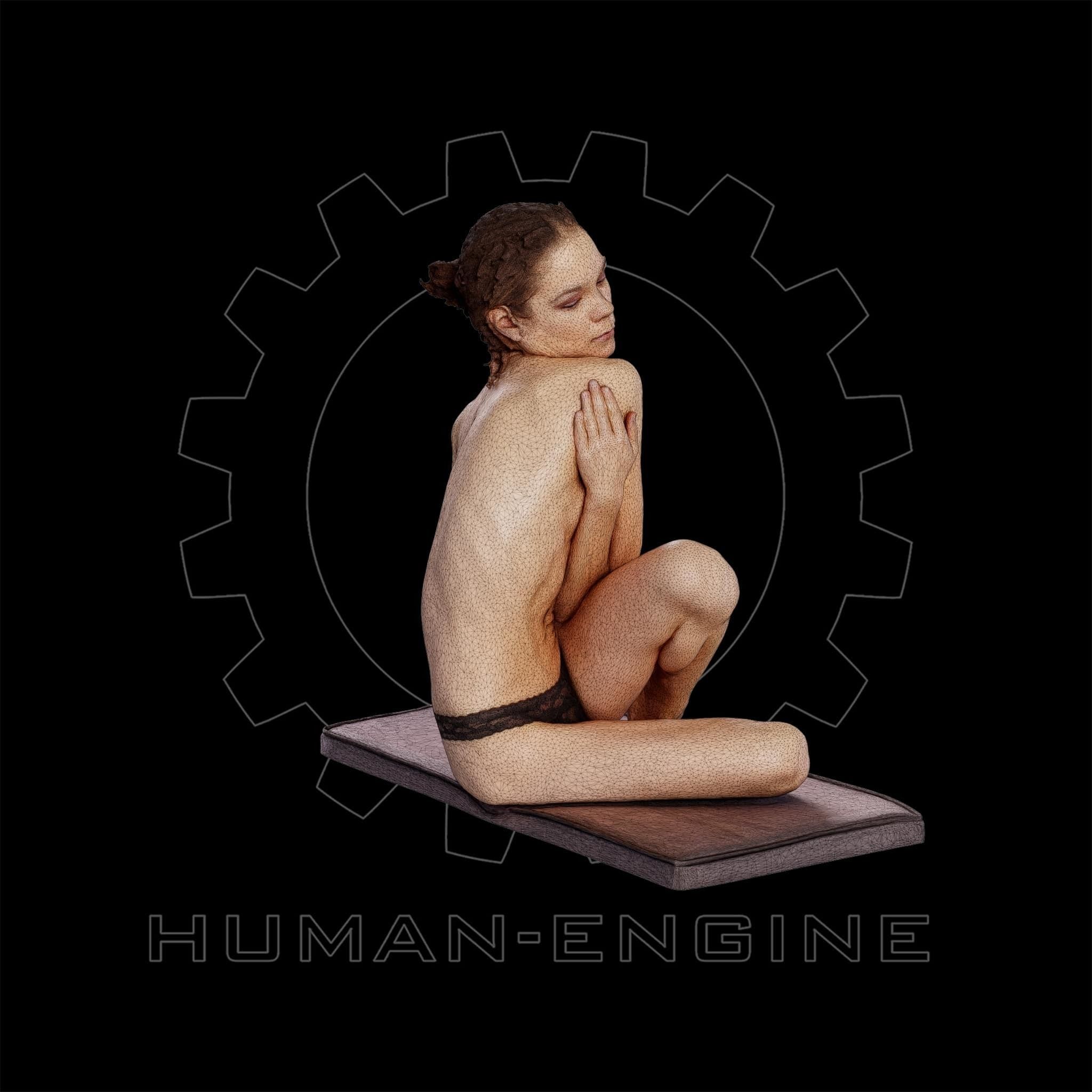 Female Scan - Sylph Artistic Pose 292 3D model_9