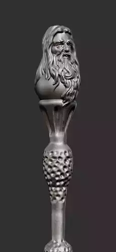 Dumbledore wand 3D print model
