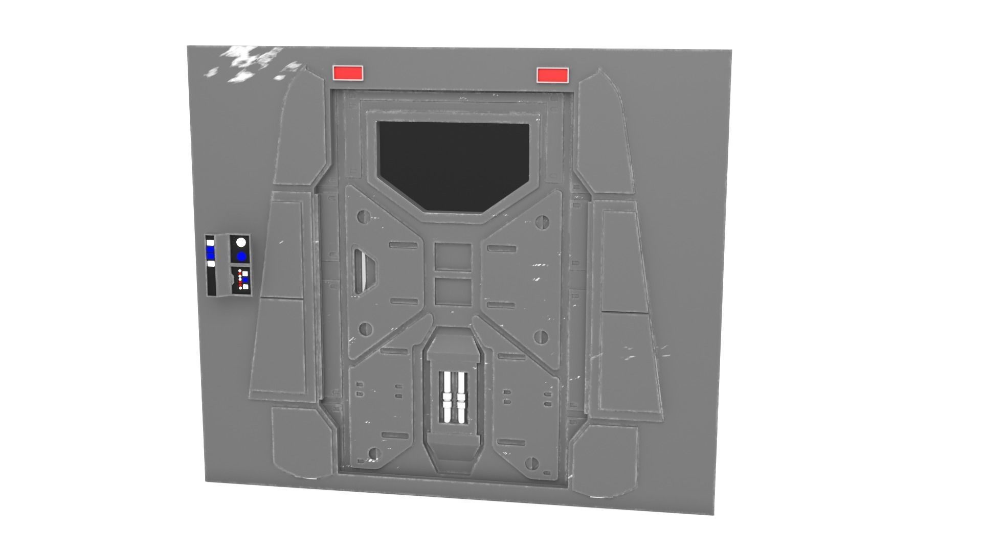 Profundities door 1-12 scale Blackseries 3D print model_1