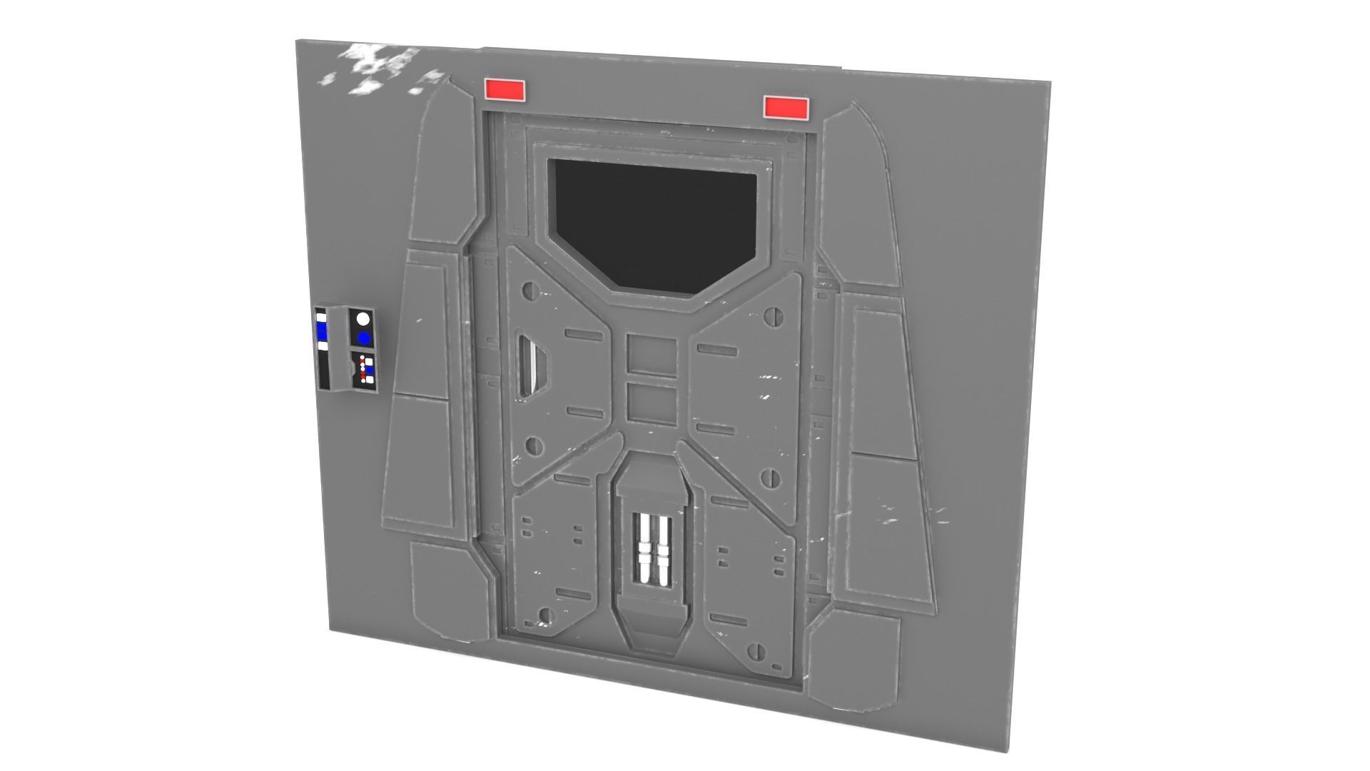 Profundities door 1-12 scale Blackseries 3D print model_5