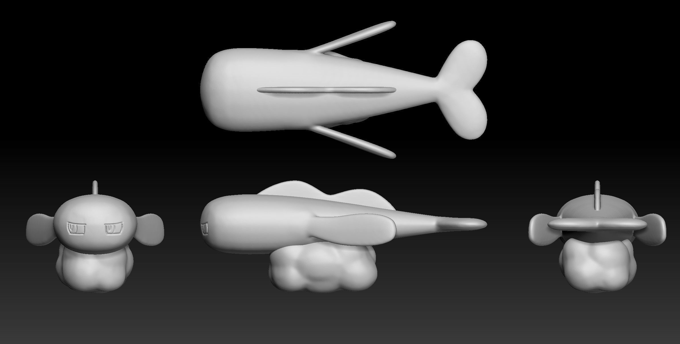 Pokemon Tatsugiri Stretchy Form 3D print model_1