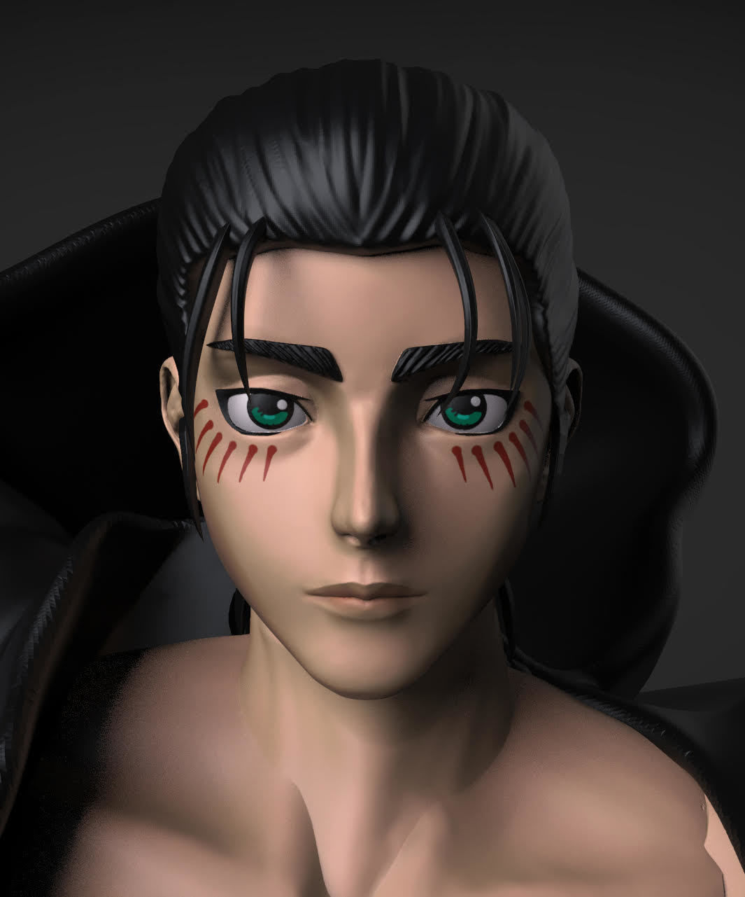 Eren Yeager Jacket Scene 3D print model_2