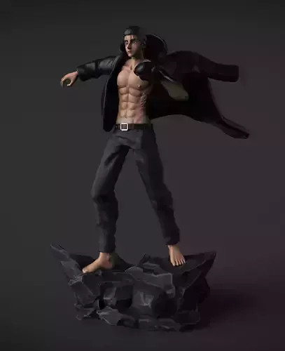 Eren Yeager Jacket Scene 3D print model