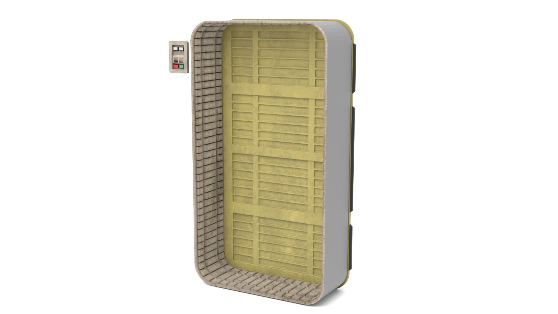 Tatooine home door 1 1-12 scale Blackseries 3D print model_1