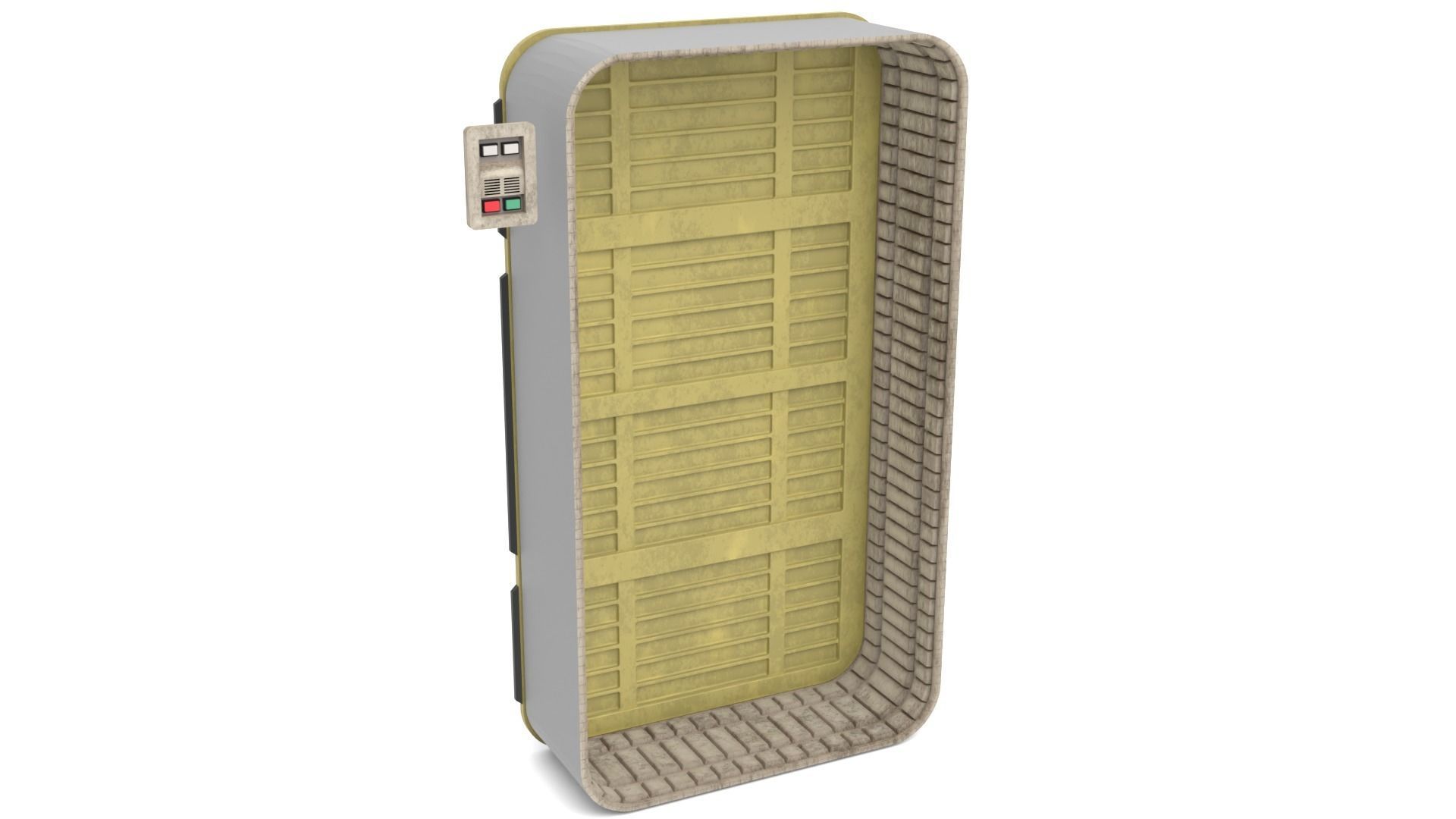 Tatooine home door 1 1-12 scale Blackseries 3D print model_4