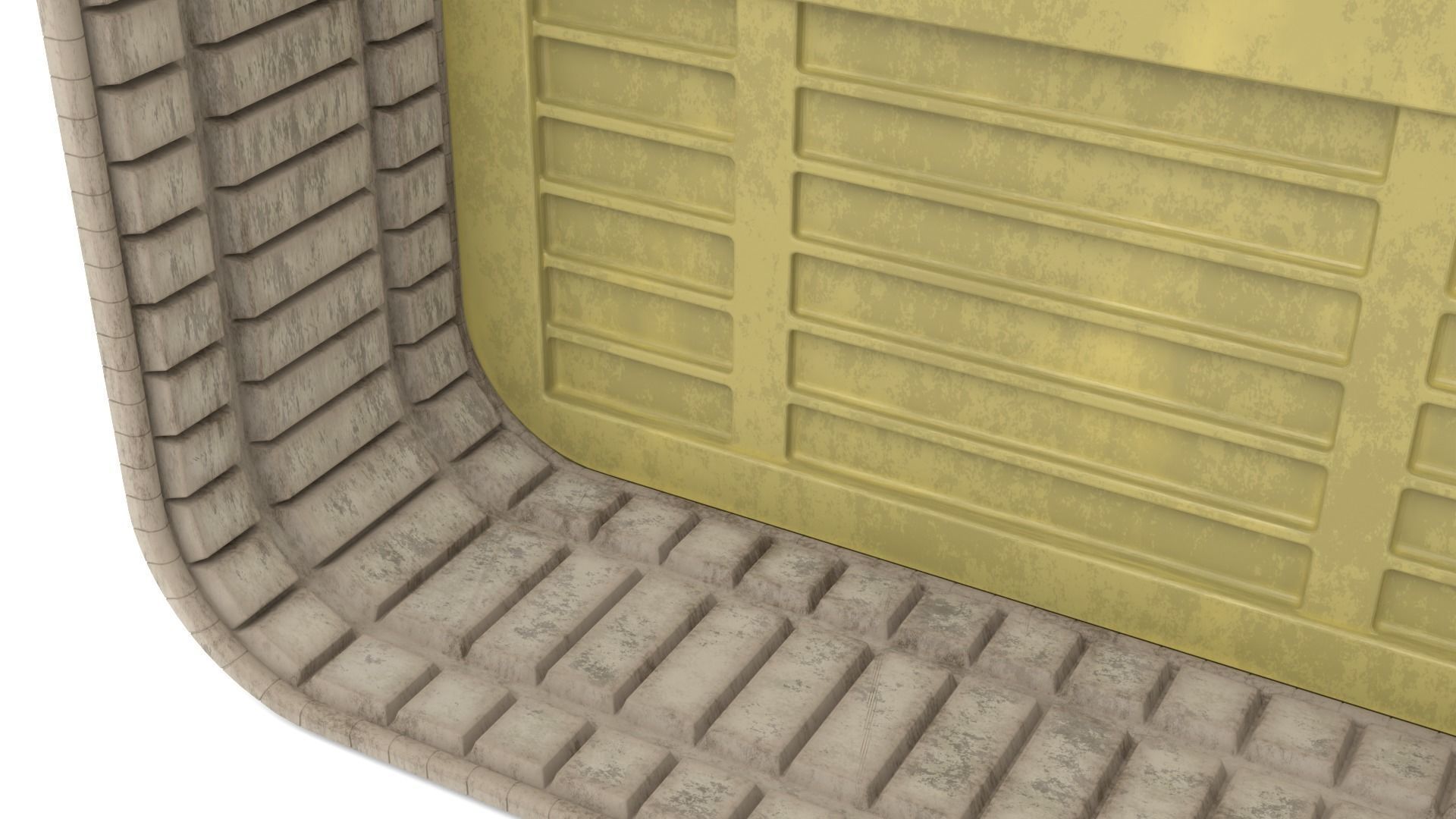 Tatooine home door 1 1-12 scale Blackseries 3D print model_3