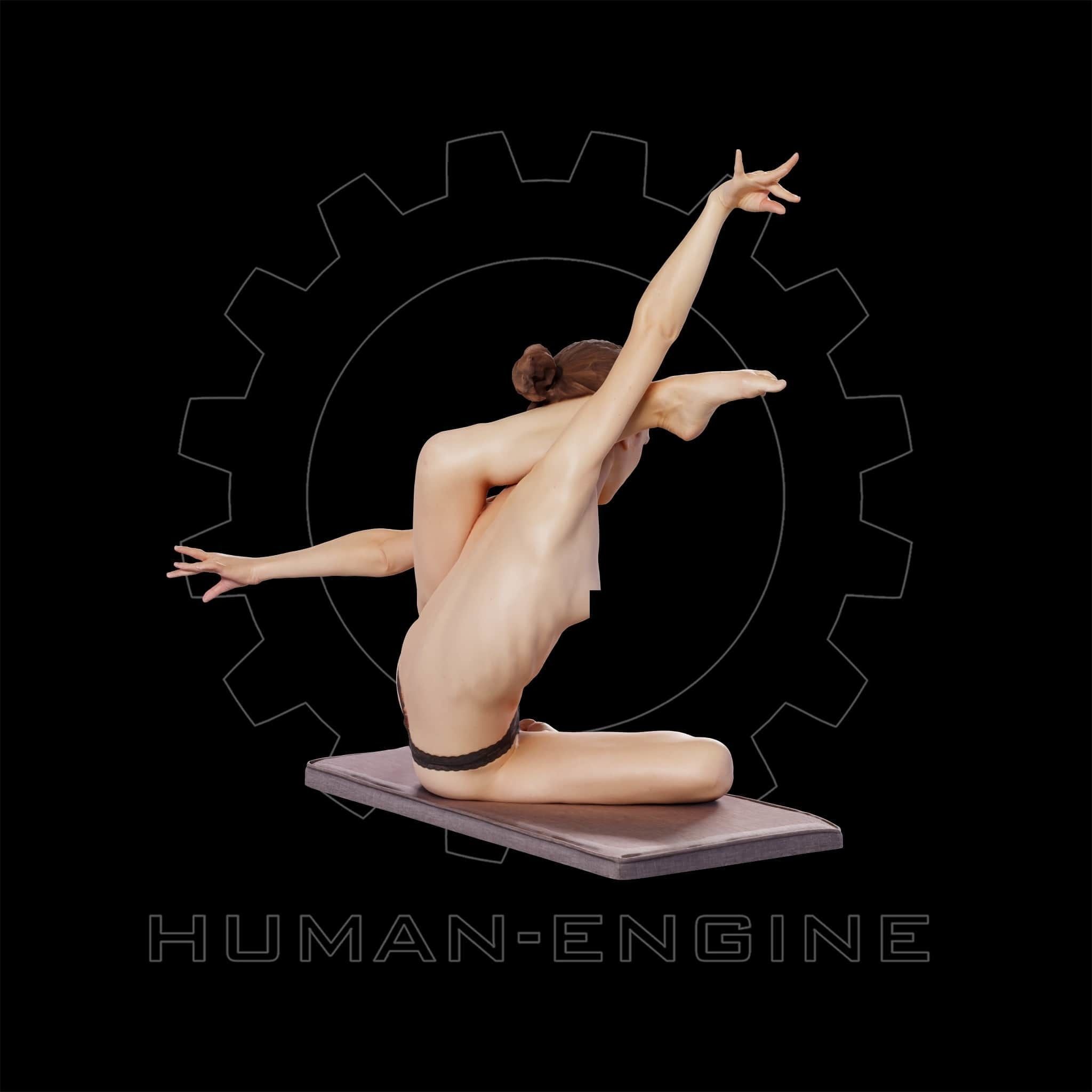 Female Scan - Sylph Artistic Pose 308 3D model_8