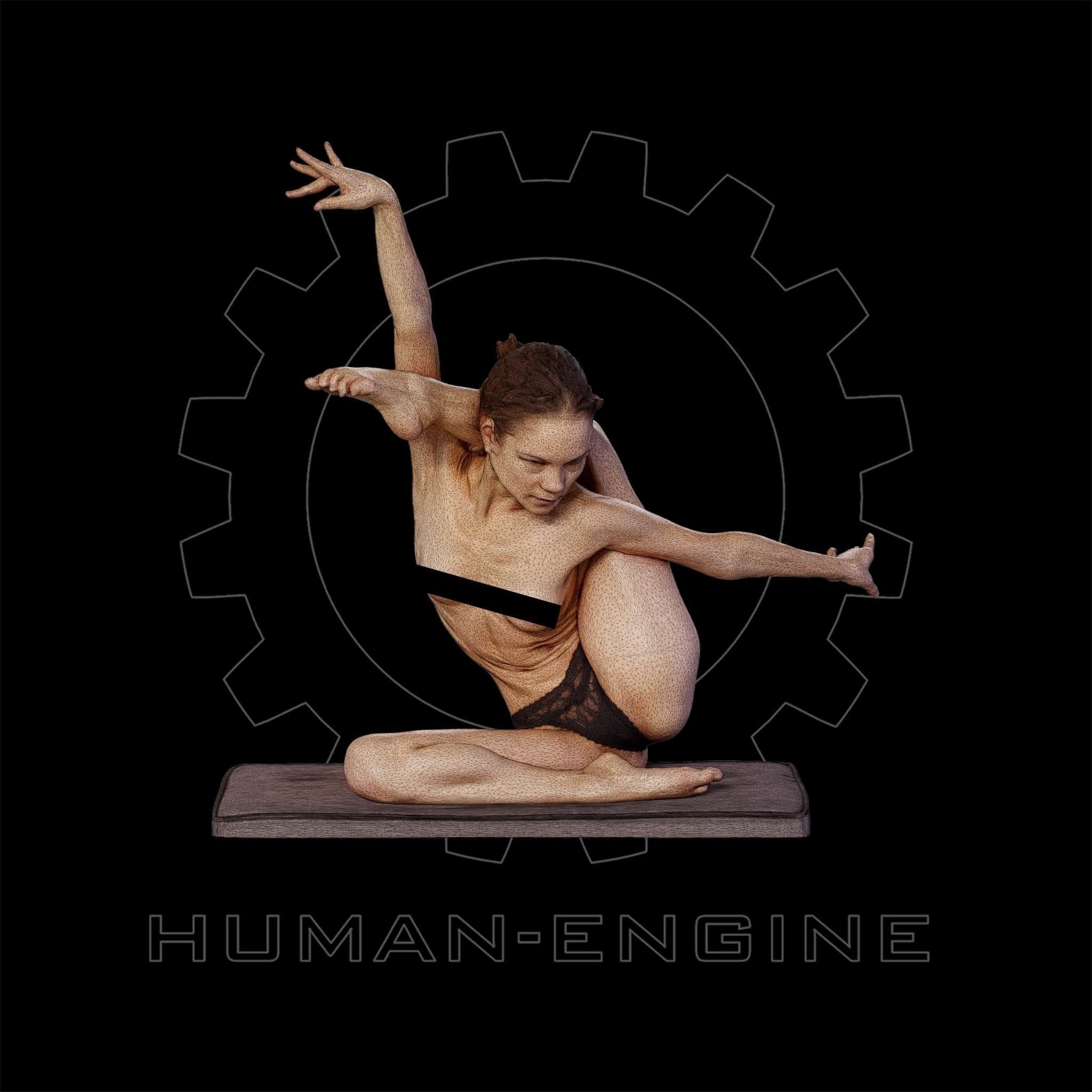 Female Scan - Sylph Artistic Pose 308 3D model_3