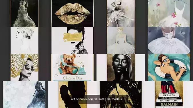 art of collection 34 sets 