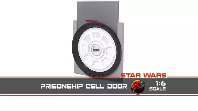 Prison ship cell door 1-6 scale Hottoys 3D print model