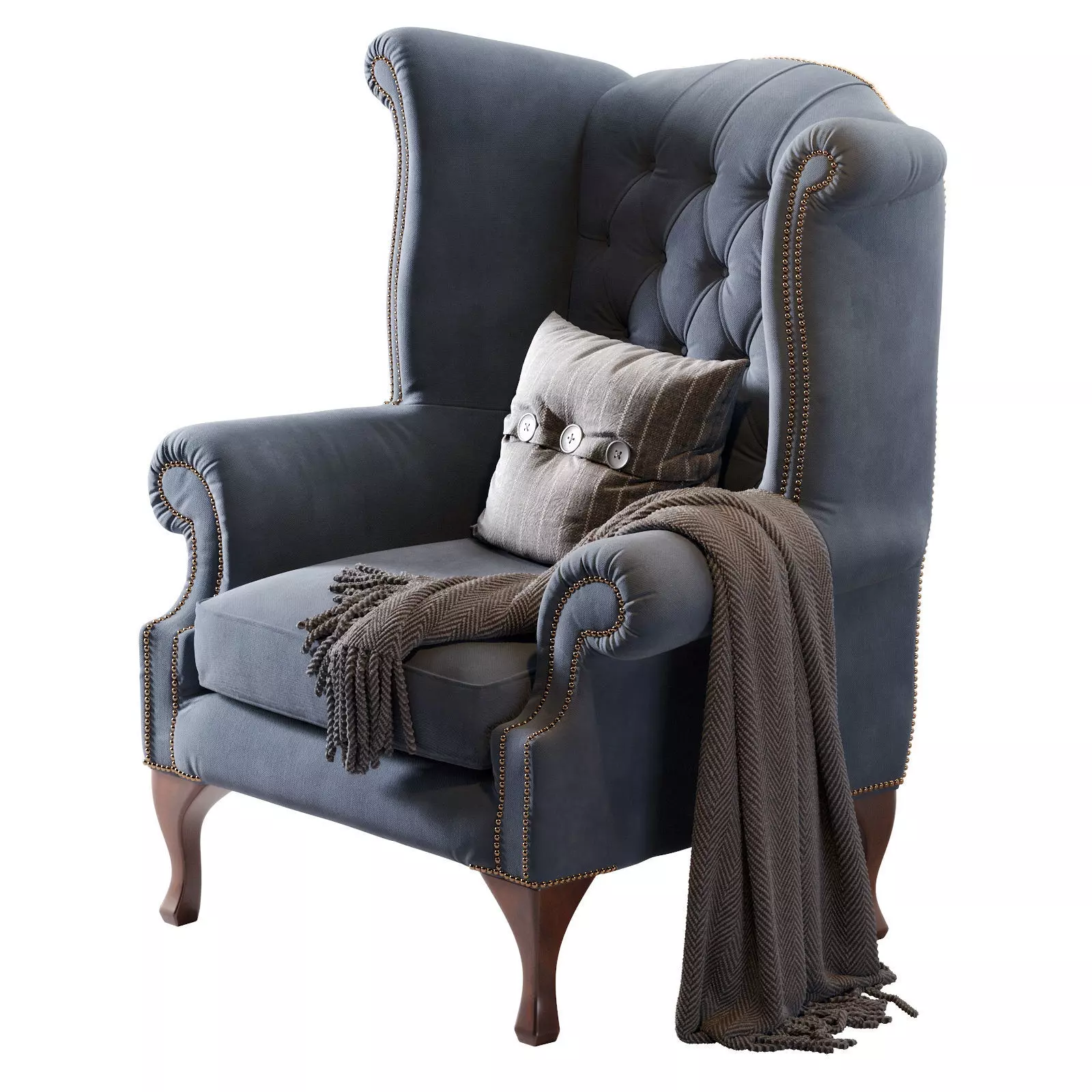 Chesterfield Quee 3D model_0