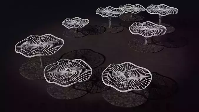 Beach or Pool Side Canopy Set