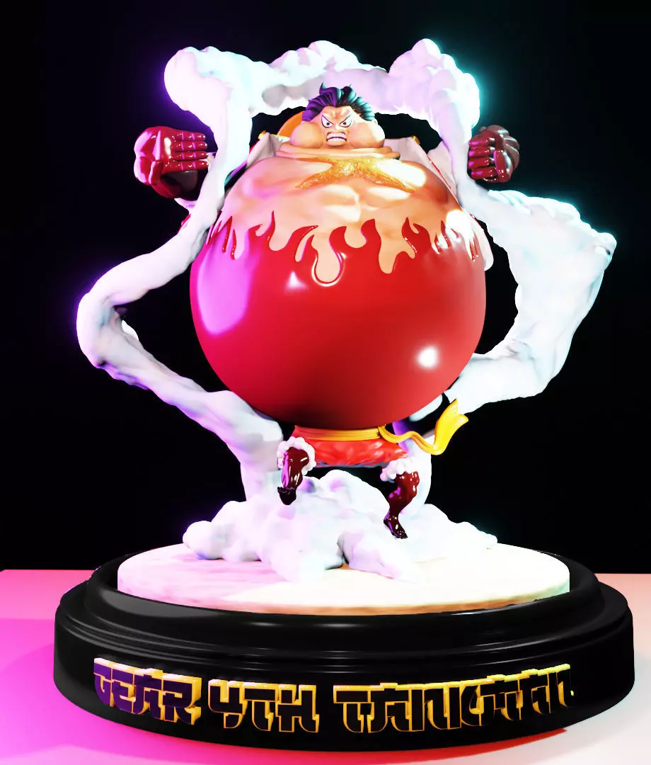 Luffy Tankman 3D Model 3D print model_0