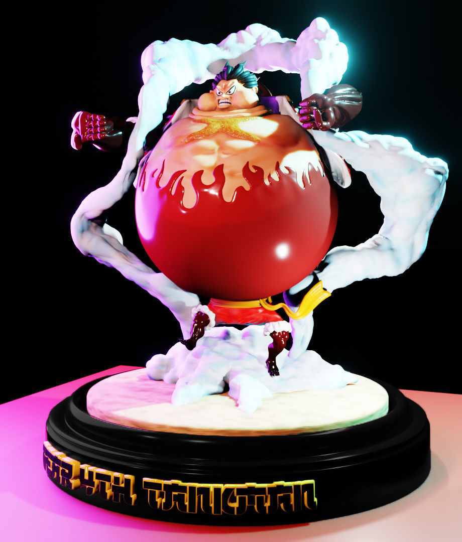 Luffy Tankman 3D Model 3D print model_1