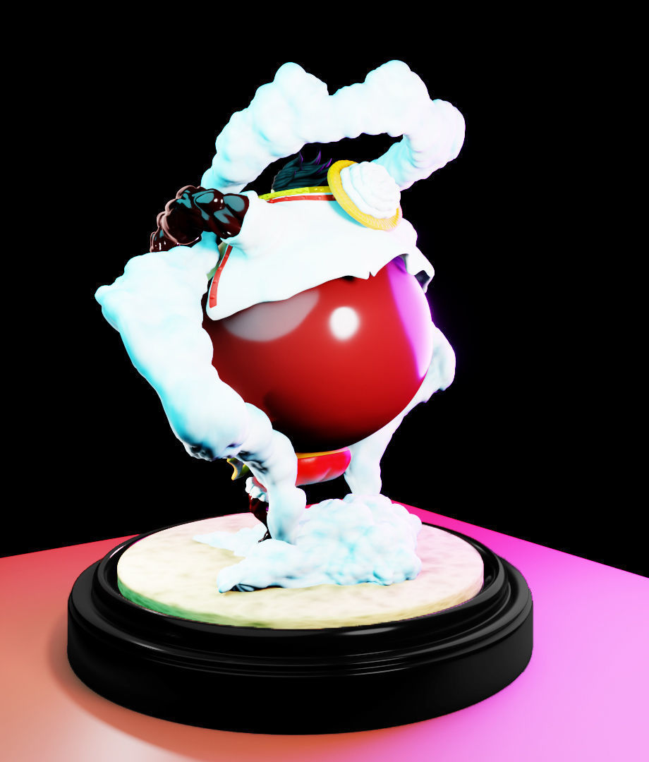 Luffy Tankman 3D Model 3D print model_3