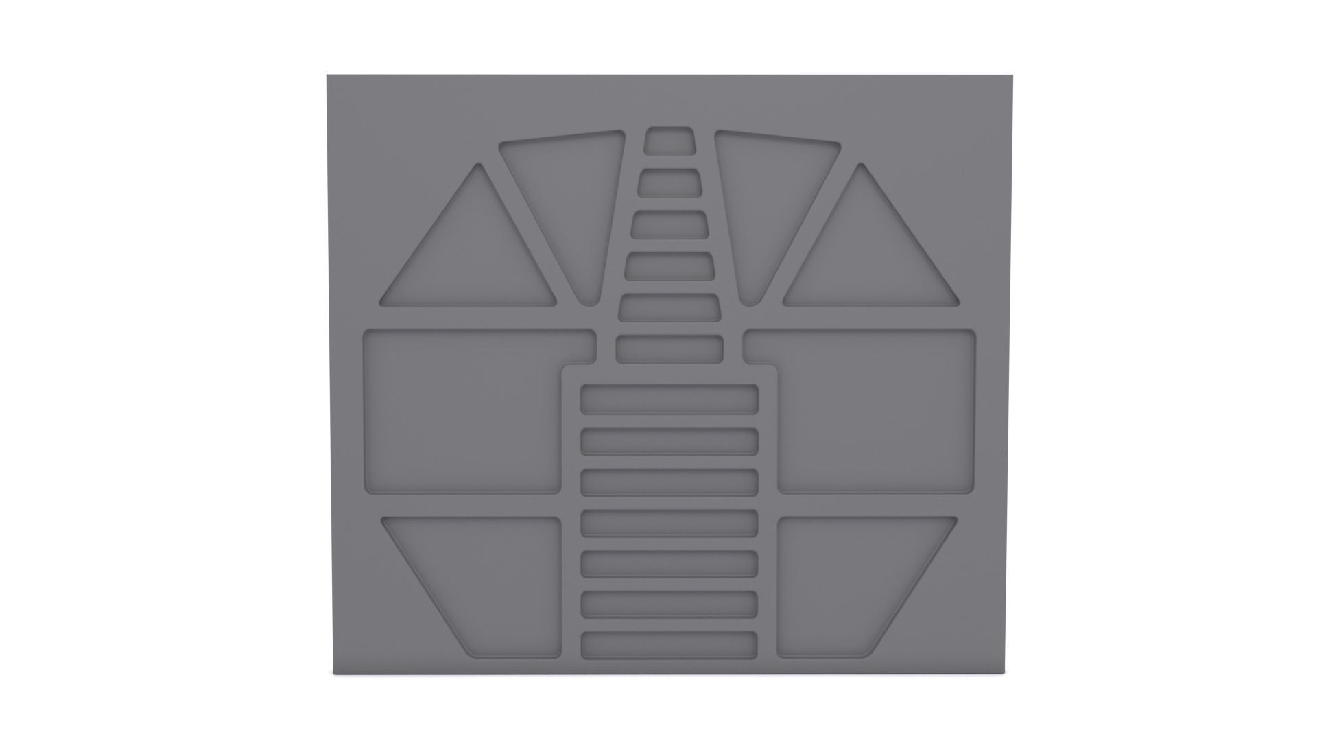 Prison ship hallway door 1-18 scale Kenner Hasbro Free 3D print model_2