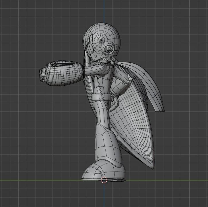 Protoman - Megaman 3D model_11