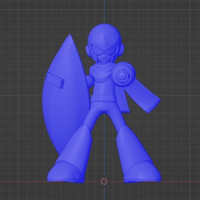 Protoman - Megaman 3D model_15