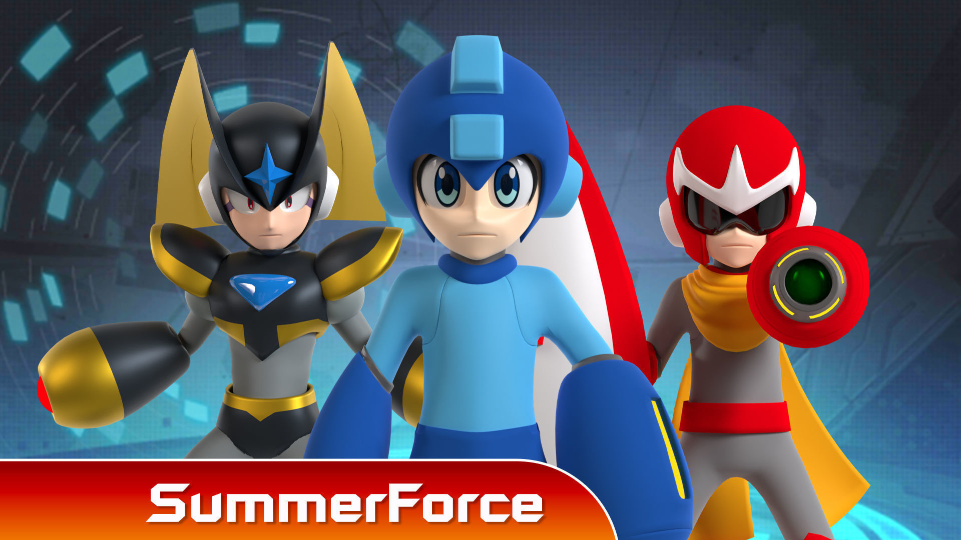 Protoman - Megaman 3D model_4