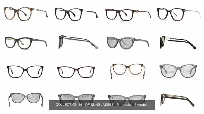COLLECTION-161 OF SUNGLASSES - 5 models  