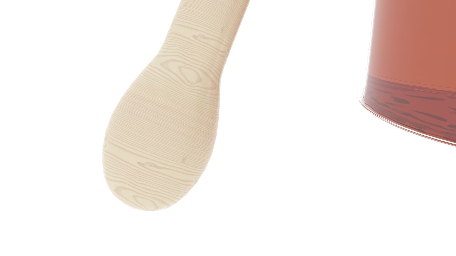 Honey With Honeycomb 3D model_15