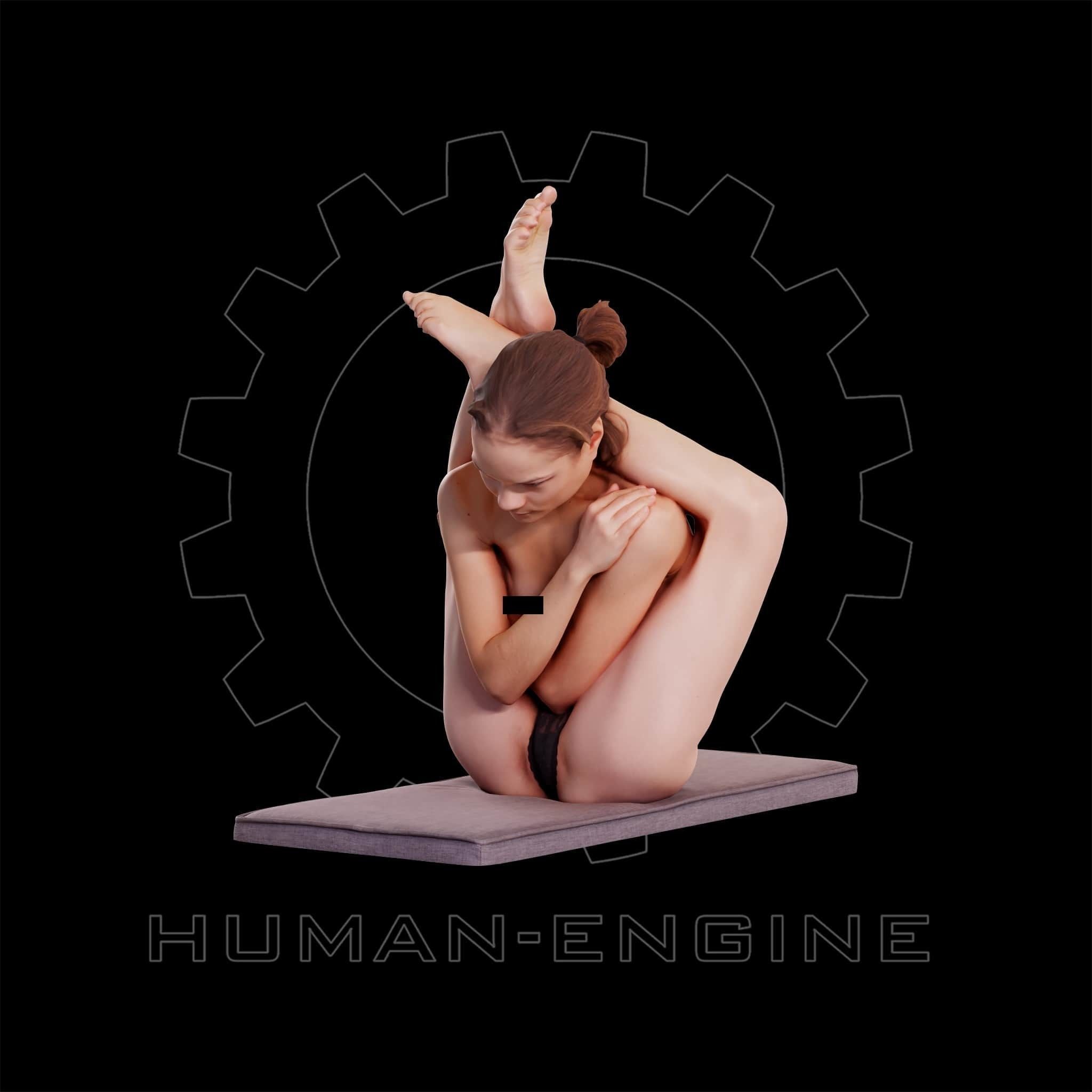 Female Scan - Sylph Artistic Pose 310 3D model_12