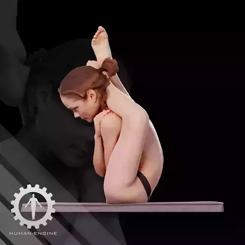 Female Scan - Sylph Artistic Pose 310 3D model