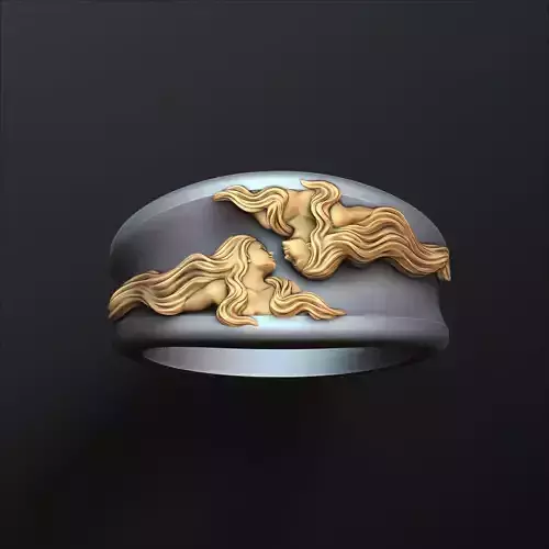 Zodiac Horoscope Gemini Ring