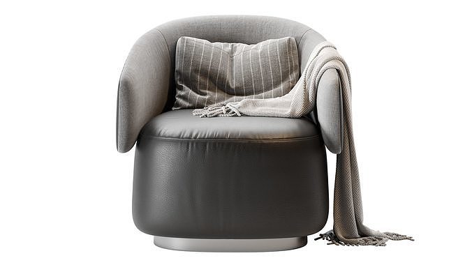 Armchair TWIBE i 4 Mariani 3D model 2