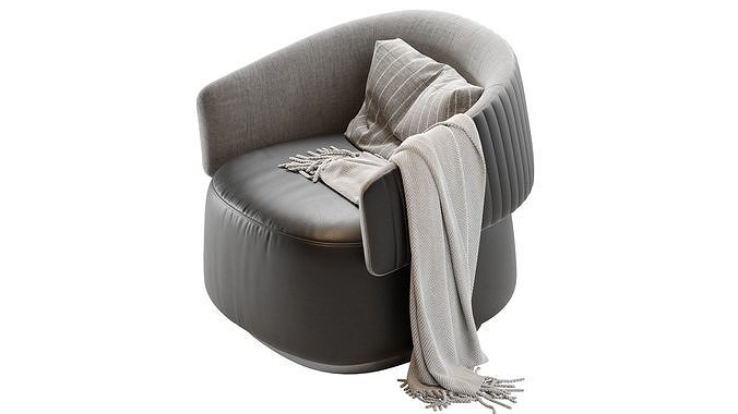 Armchair TWIBE i 4 Mariani 3D model 5
