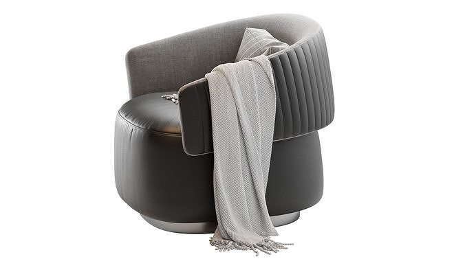 Armchair TWIBE i 4 Mariani 3D model 4