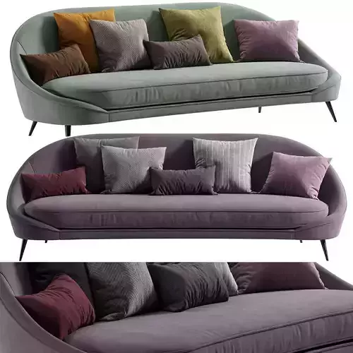 Vibieffe 650 NIDO CURVED SOFA 3D model