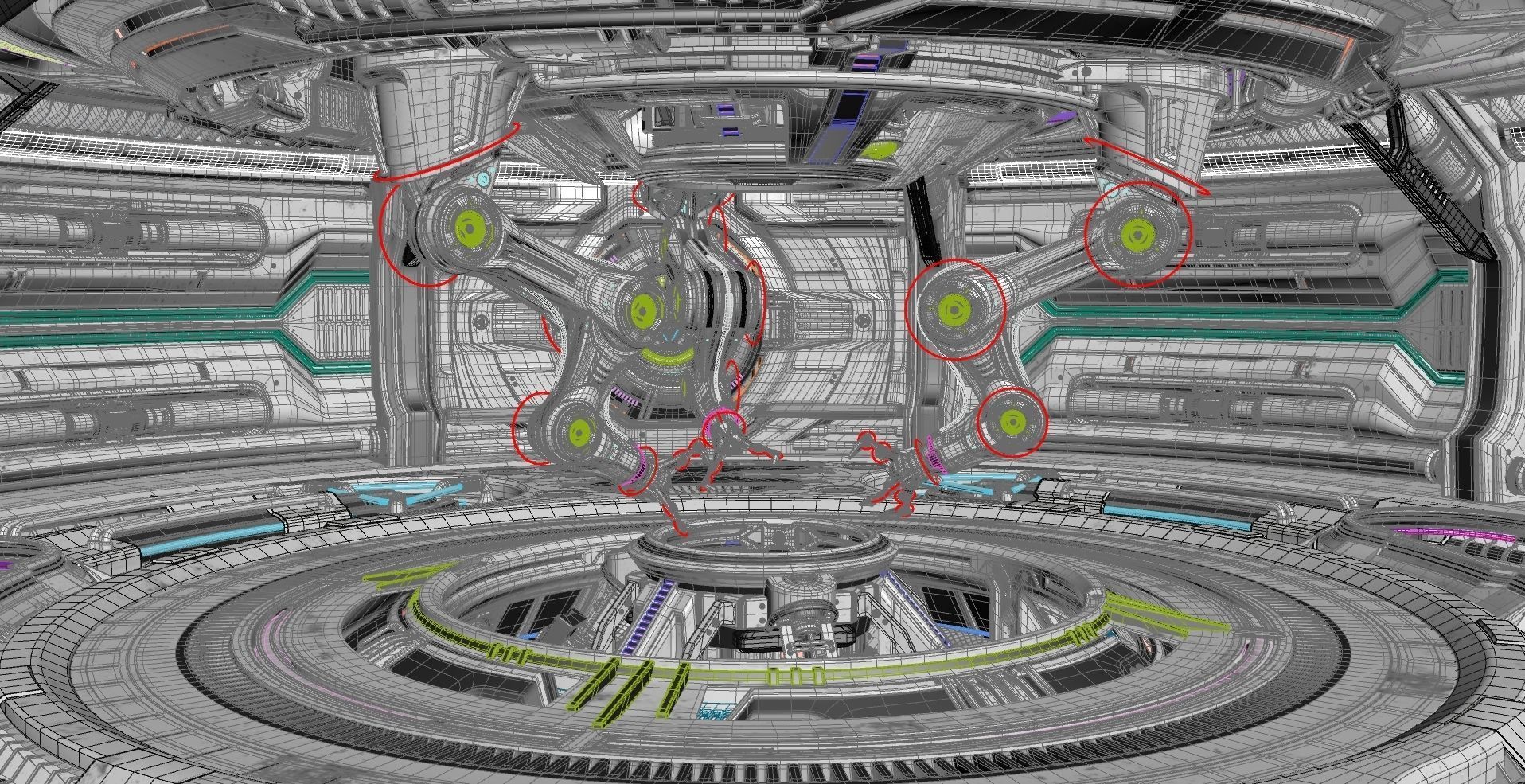 Sci-Fi Construction Lab - Rigged   3D model_21