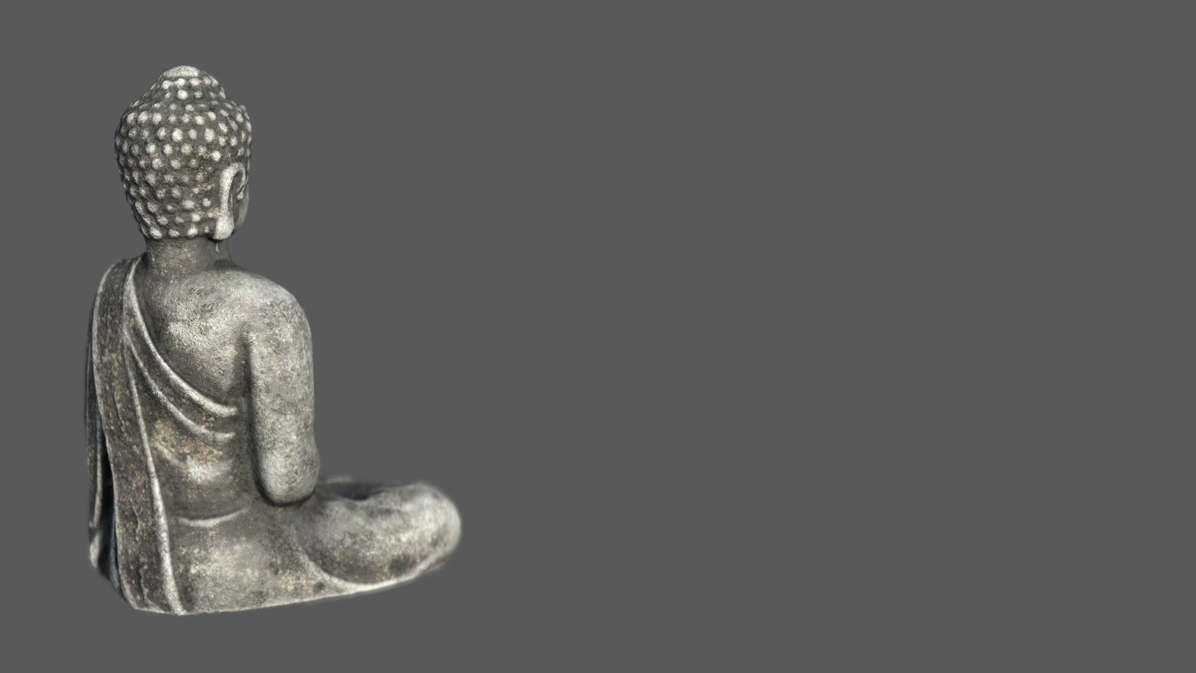 ANCIENT BUDDHA Low-poly 3D model_2