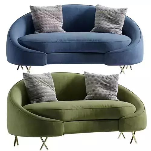 Loveseat Lula 3D model