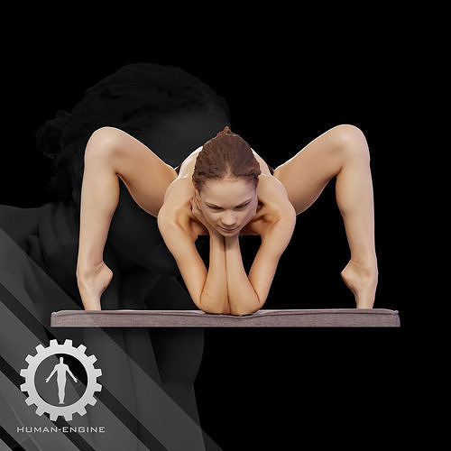 Female Scan - Sylph Artistic Pose 312 3D model