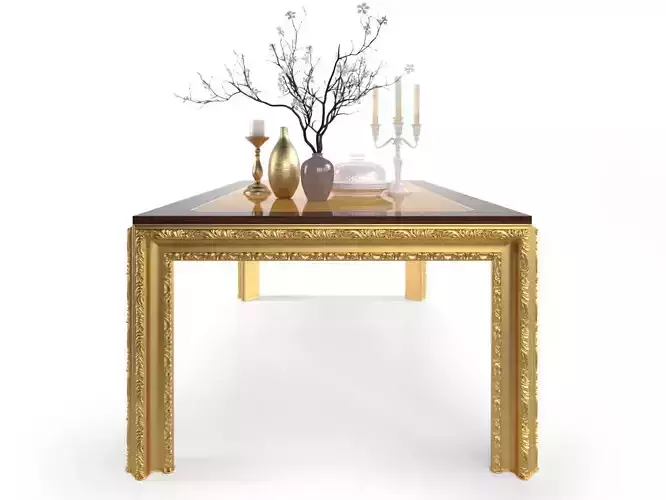 Imperial table with decoration