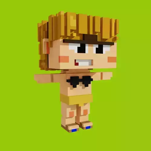 Buttysleep pixel girl minecraft