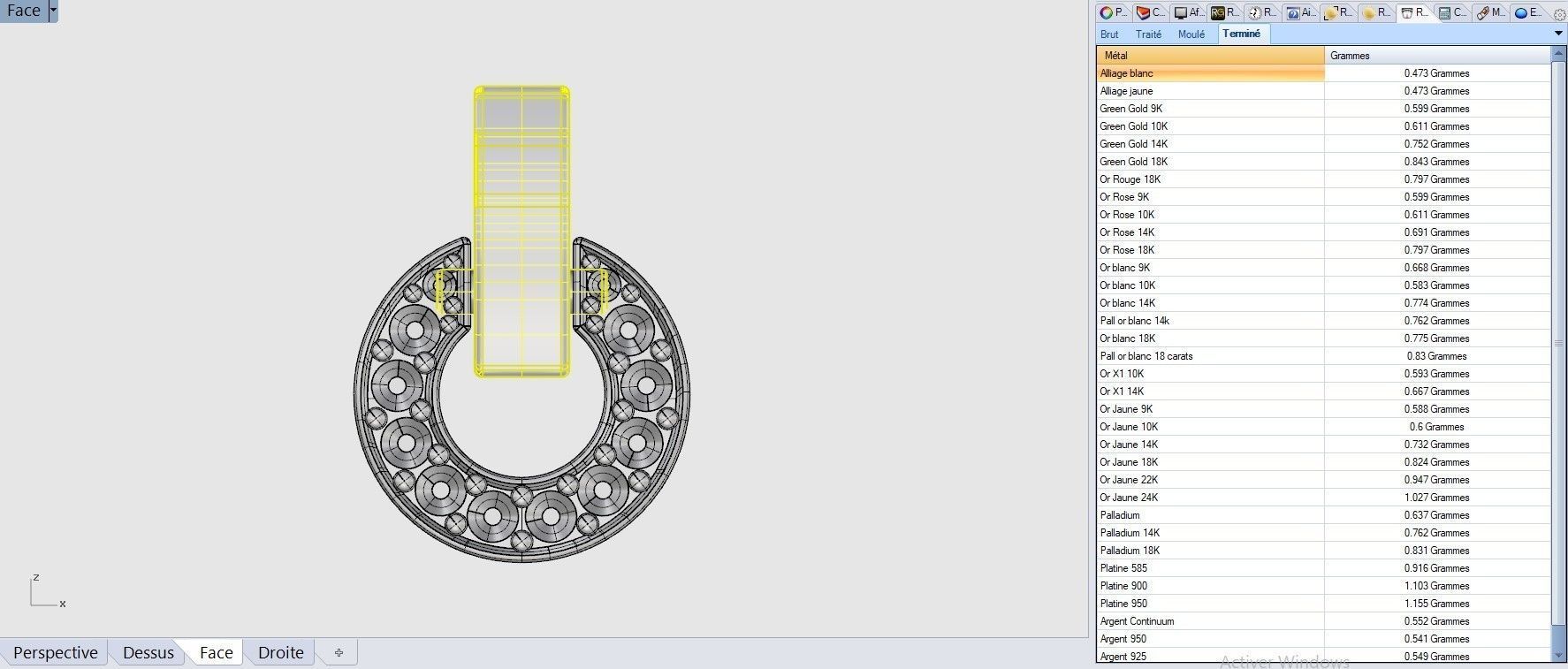  Pendant with enamel 2023-005  3D print model_9