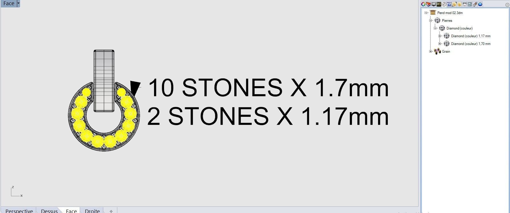  Pendant with enamel 2023-005  3D print model_11